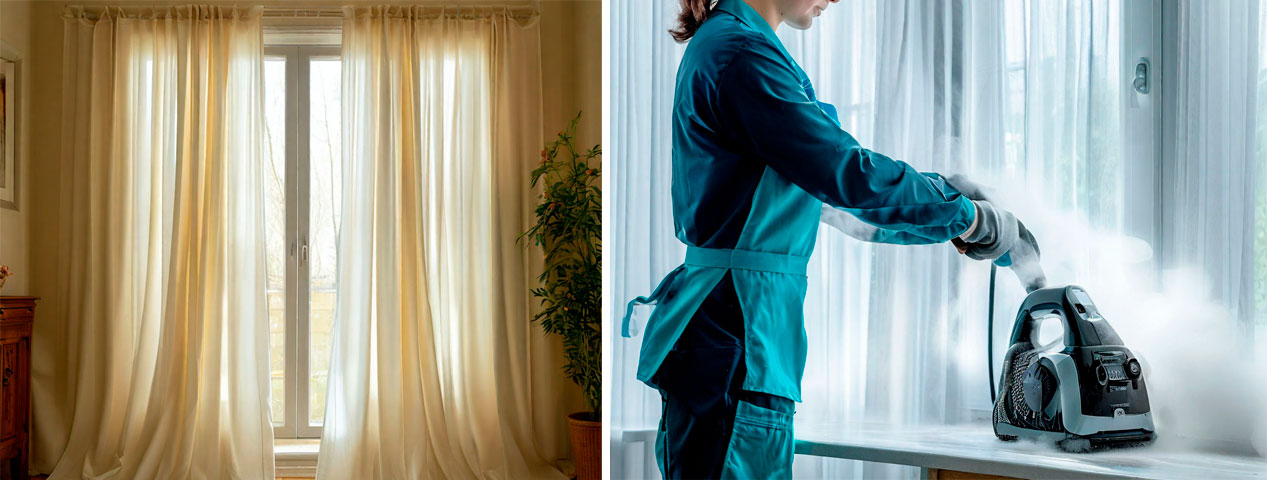 Химчистка штор Химчистка штор
