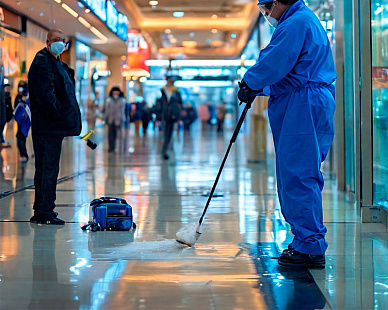 Уборка помещений с дезинфекцией